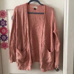 Pink cardigan